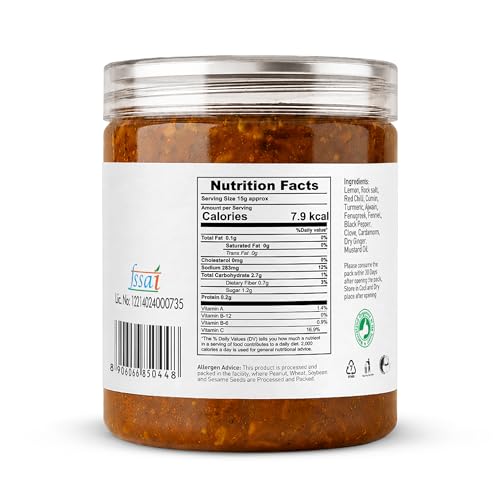 Image of Natureland Organics Lemon Pickle 350 Gm - Organic Healthy Pickles