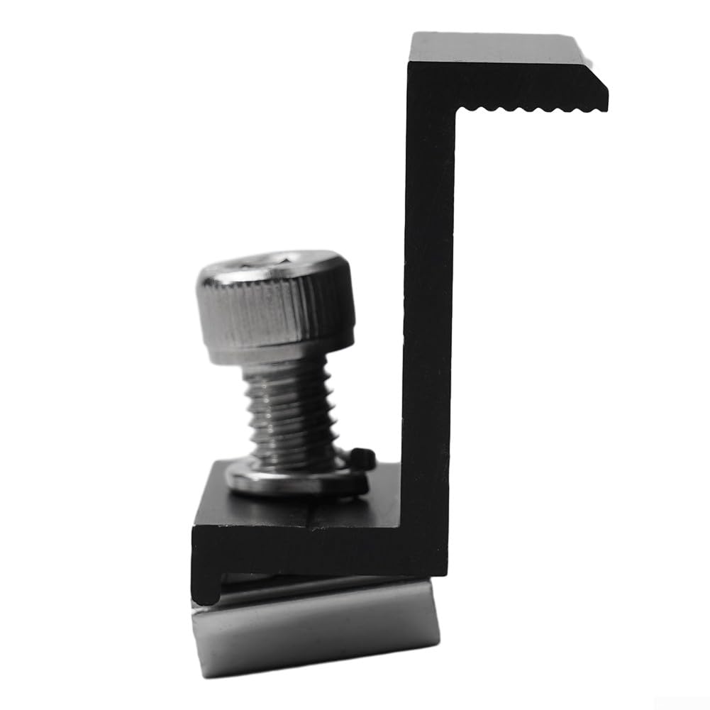 Solar Panel Mounting Fixing Clamp Adjustable Z Bracket Metal End Clamp PV Panel Clip For Solar System Install Accessors From 8,71 € | DHgate - View #13