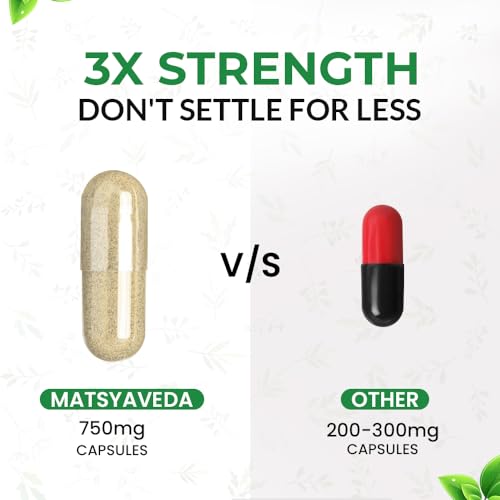 Image of Matsyaveda Moringa Ayurvedic Supplements |Natural Moringa Capsules for Daily Energy Immunity and Overall Wellness|Pack of 1 X 60 Capsules