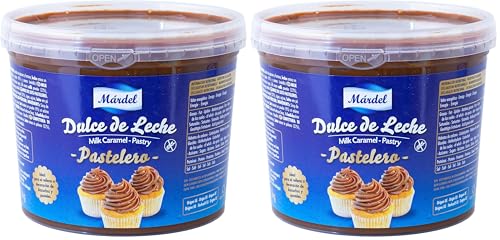 Mardel Dulce de Leche Pastelero - 1 Kg (Paquete de 2)