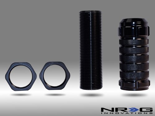 Nrg Stealth Style Adjustable Shift (Shifter) Knob - M10 X 1.25 - Black - Part # Sk-500Bk-1 #TOP5