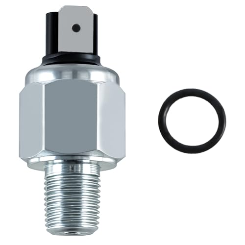Image of EVRBUL Motorcycle Brake Switch Hydraulic Rear Brake Light Switch Compatible with Wide Glide Tour Glide Super Glide Sportster Low Rider Softail Replace#: 72023-51A 72023-51D 72023-51E