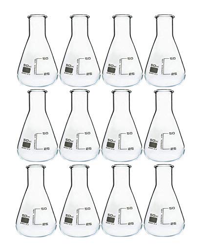 See full amazon price history chart for ECNEICS Conical Flask 50ml Borosilicate Glass 3.3 Pack of - 12pcs. ECNEICS Conical Flask 50ml Borosilicate Glass 3.3 Pack of - 12pcs. (B0CKFCF1HR) Amazon Price History, Amazon Price Tracker