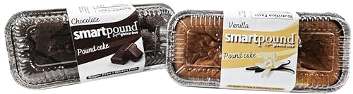 Image of SmartPound Gluten free, Sugar Free Vanilla Pound Cake and Chocolate Pound Cake - 2-Pack