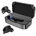 Produktbild FunCee komplette kabellose Bluetooth 5.0 Kopfhörer Headsets AAC Hi-Fi Sport kopfhörer mit Ladebox drahtlose In Ear Ohrhörer Auto Paarung ON/Off mit Mikrofon für Tablets iPad
