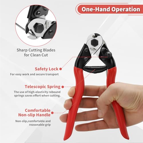 Image of 4-Piece 8 Inch Bolt Cutter Pliers Set with Toolbox