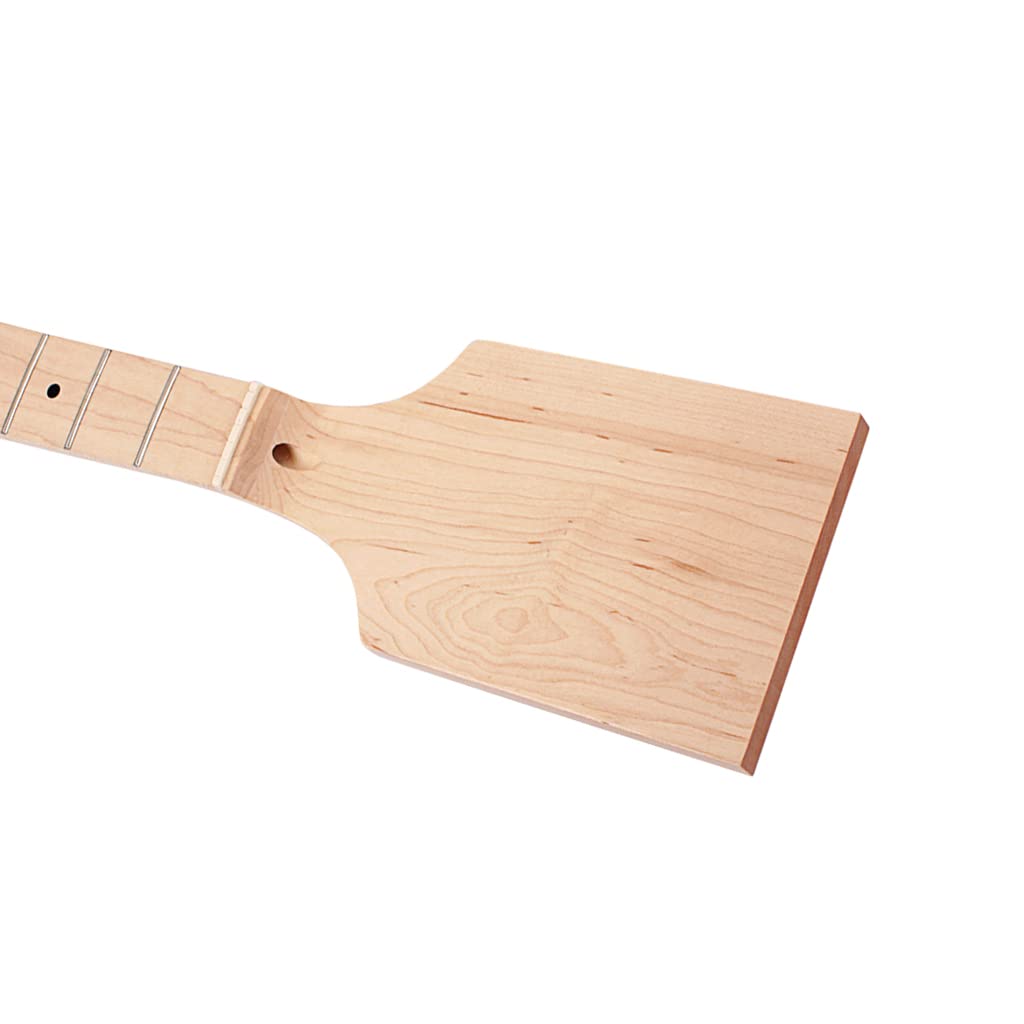 RuiJOTWAT Unfinished Guitar Neck Maple Paddle Headstock 22 Fret For Electric Guitar Neck Replacement Black Dot - Image 4