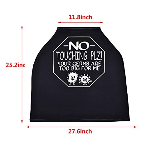 Redcolourful YYJ-BABYZMH1223-BEB8DFE7BB Baby Care Supplies, Multifunctional Nursing Towel Baby Safety Seat Sunshade Windshield Cover Black thumb #2