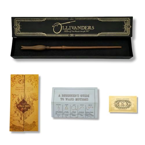 Listado y reviews de Estuche Harry Potter tabla con los diez mejores. 31 Monkey Box Varitas de Harry Potter, Incluye Harry Potter Accesorios: Un Estuche de Lujo, una Varita mágica, un Manual de hechizos, un Mapa y un Ticket. (Luna)