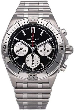 Breitling Chronomat B01 Black Dial Mens Watch AB0134101B1A1