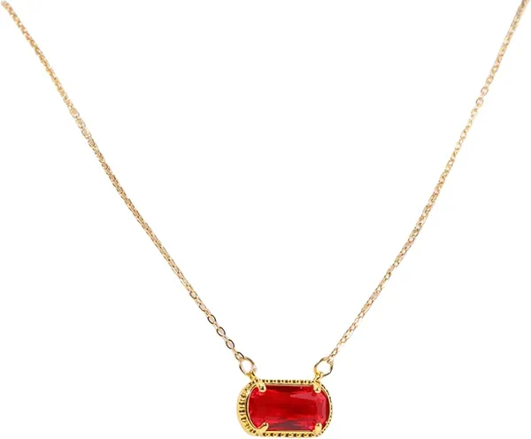 TIKIYOUN Birthstone Necklaces for Women 14k Gold Plated Oval Stone Necklaces Jewelry Birthday Gifts for Women, Fashion Jewelry, Dainty Pendant Necklace for Women Mothers Her Wife Grandma Teenagers