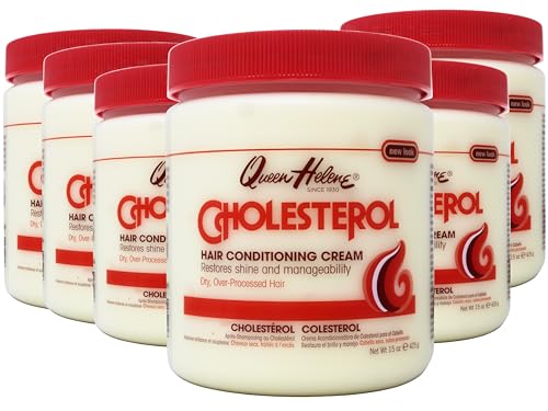 Queen Helene Cholesterol Hair Conditioning Cream, 15 Oz (Pack of