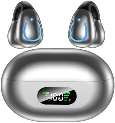 Auriculares Open Ear Bluetooth Deportivos, Clip Oreja, 80H, ENC, ...