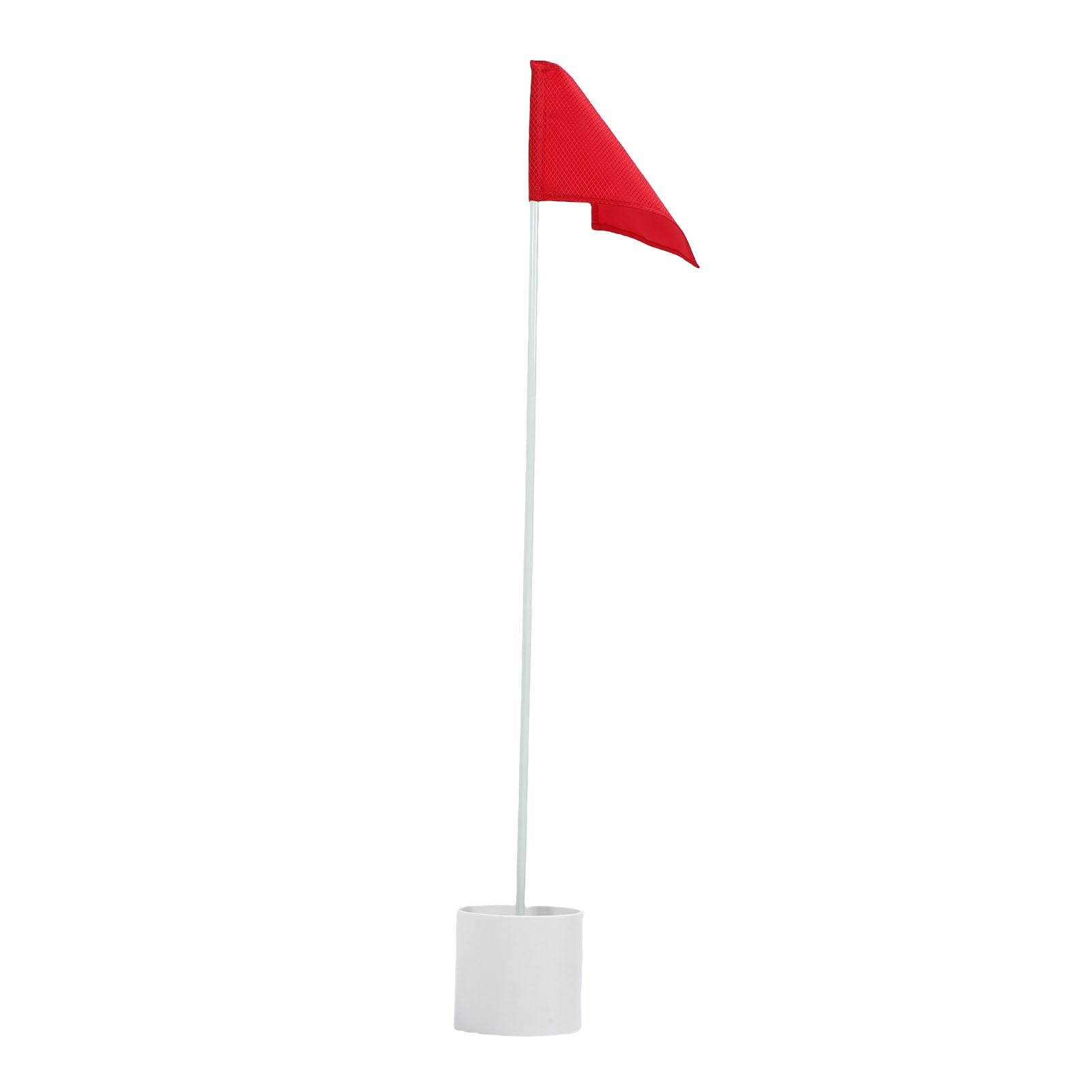 Putting Green Flagstick-Set, Langlebige Drainagelöcher für Outdoor-Übungen auf Platz, Kunststoff-Nylon