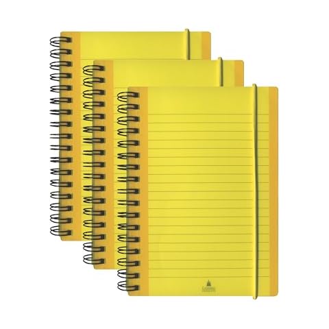 Cathedral Products Pack of 3 A6 Neon Notebooks Cover