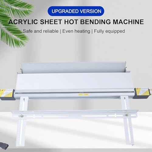 Macchina Piegatrice A Caldo con Supporto, Piegatrice Acrilica A Caldo, Piegatrice Manuale per Acrilico E PVC, per Acrilico, Plastica, PVC, Realizzazione di Insegne, 30 Cm, 30 Cm