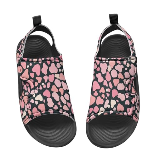 Kids Hook and Loop Sandals for Toddler Girls - Non-slip, Comfort, Stable, for School, Water Park and Beach