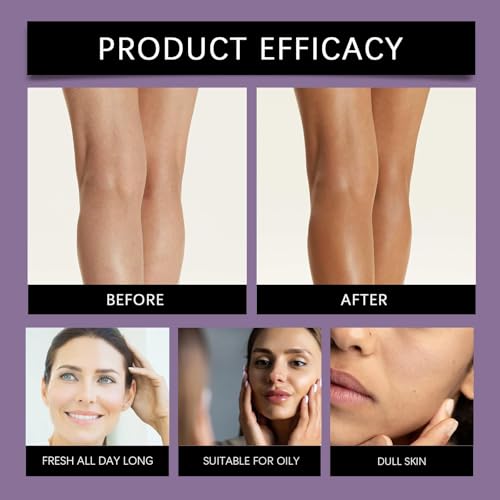 Body Coverage Perfector - Natürlich and Braun 2Pcs - 2025 Neu All-Over Complexion Perfector mit Extra großer Körper Make-up-Pinsel, Tattoo Abdeckung Wasserfest, Bein und Körper Narbe Abdeckung Make-up