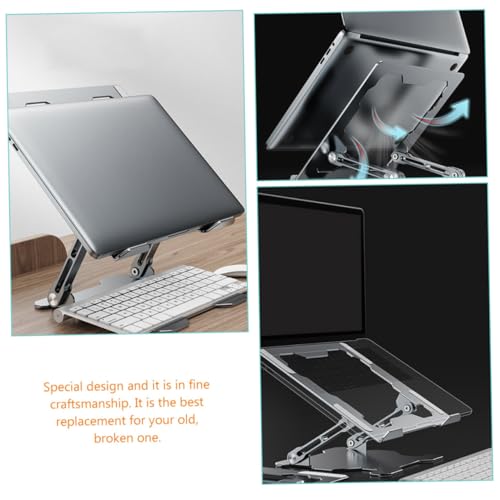Soporte de aluminio ajustable para laptop Ciieeo miniatura 6