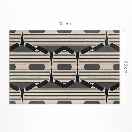 Tapis en vinyle 60x90 cm imperméable haut de gamme pour porche