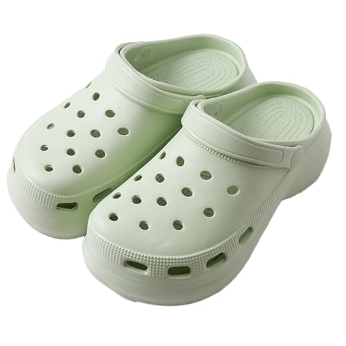 Roxoni Women's Clogs Soft Sole High Heeled Clog Slipper Stylish and Comfortable Footwear