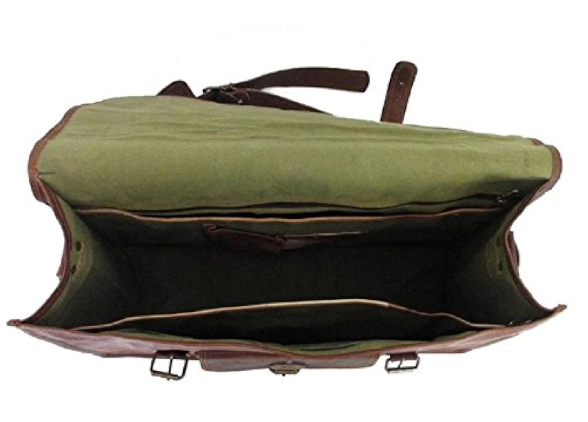 Brown Leather Sling Messenger Bag for Unisex