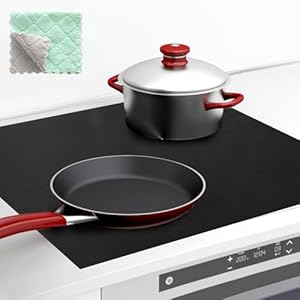 Vaigu:Oa VAIG-4ZY014 Silikon Induktionskochfeld Schutzmatte Schwarz 54x90cm