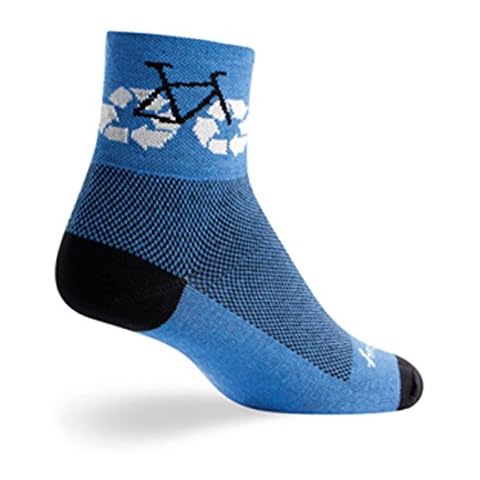 SockGuy, Recycle Bike, Classic Sock, Sporty and Stylish, 3 Inches - Large/X Large Cover