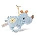 NICI 46579, Giocattolo a Carica 2D Rinoceronte Manuffi 20cm 0+ Mesi, Carillon per Bebè, Aiuta Neonati e Bambini a Dormire, da Letto, Carrozzina, Culla - Ninna Nanna di Mozart, Blu Celeste