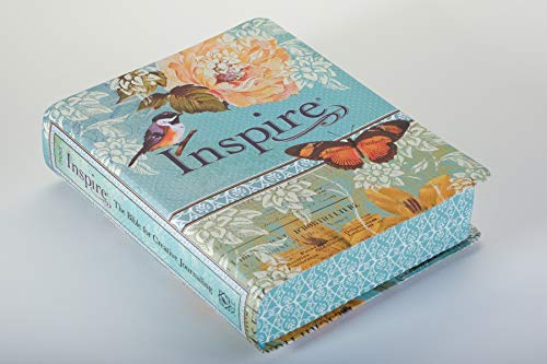 Tyndale NLT Inspire Bible, The Bible for Creative Journaling, Vintage Blue/Cream - Image 3