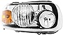 Evan Fischer Headlight Assembly Compatible with 2005-2007 Ford Escape Halogen Passenger Side