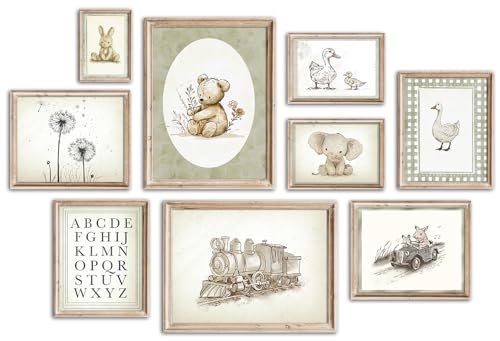 Kizbok Vintage Nursery Wall