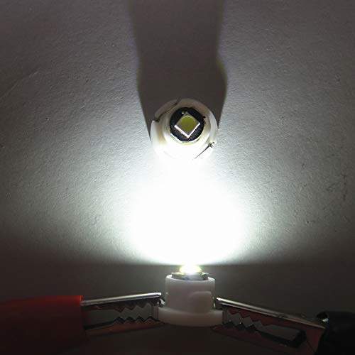 Image of WLJH Extremely Bright White Dash Instrument Cluster Panel Gauge Bulbs + Climate Control Lights + Clock Light Led Kits For Lexus Is300 2001-2005, Pack of 12 | 3030 SMD, Plug and Play, Clear Gauge Illumination, Instrument Backlight, Climate Panel, Time Display Illumination, 12-Pack