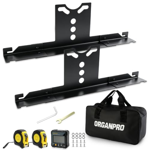 Sustained Steering Wheel Oscillation - Above 45 MPH (72 Km/h) - 2017-2019 Ford F-250/F-350 4 ORGANPRO Wheel Toe Alignment Tool Kit with Digital Level& Tape Measure& Bag