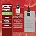 Zeolite Detox Liquid Drops with B12, D3 & Vitamin C – Pure Body Cleanse Support for Heavy Metals, Natural Zeolite Formula, Strawberry Watermelon Flavor, 60ml