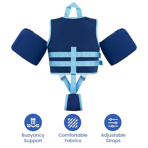 Image of Gogokids Puddle Float Jumper 33-66 Pounds, Toddler Swim Vest Kids Floaties