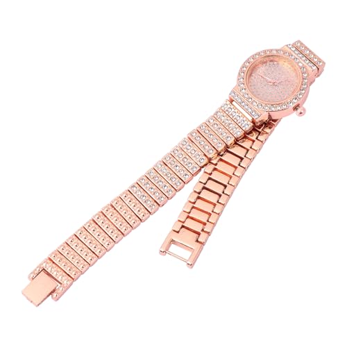 JEWEDECO 1ピーシーレディース シンプルデザイン 腕時計 バンド 輝く英時計