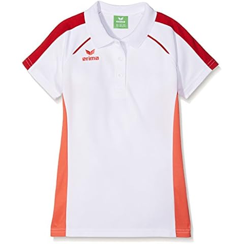 erima Polo para niña Masters Blanco/Coral 152 Cover