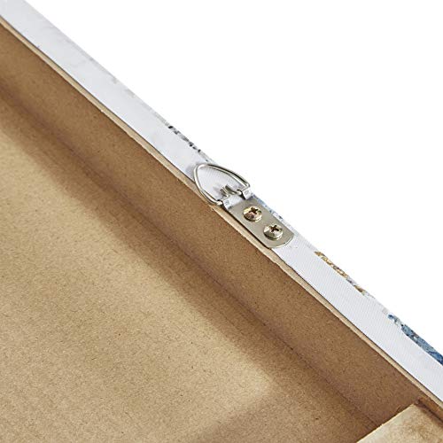 Madison Park Wall Art Living Room Décor - Scenery Triptych Canvas Home Accent Modern Dining Bathroom Decoration, Ready To Hang Painting For Bedroom, Multi-Sizes, Blue Midst Forest 3 Piece #TOP6