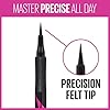 Maybelline-Eyestudio-Master-Precise-All-Day-Liquid-Eyeliner-Black-0034-Ounce Maybelline Eyestudio Master Precise All Day Waterproof Liquid Eyeliner Makeup, Black, 1 Count (Packaging May Vary)