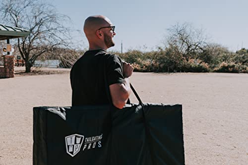 Tailgating Pros Corn Hole Board Set W/Bean Bags And Carrying Case-4'X2' Cornhole Toss - Tournament And Lightweight Options - Optional Led Lights #TOP4