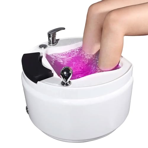 Spa de Pies Acrílico con Luz y Masaje 23L