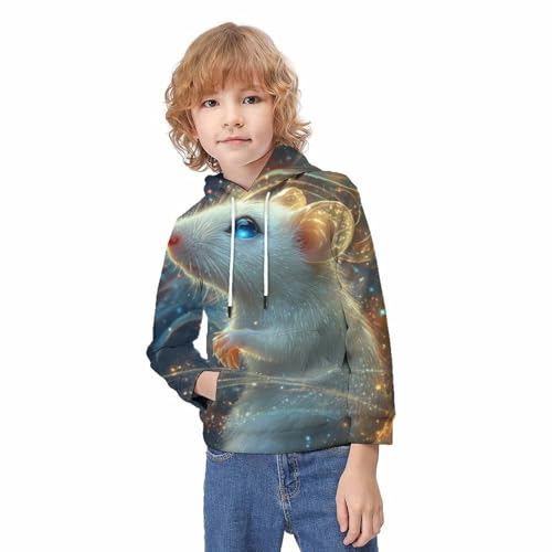 Sweat 3D souris étoilée enfant pull chaud et stylé 9-11 ans - 2