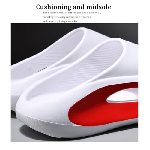 Women and Men Casual Pillow Bathroom Slippers,Fashion EVA Summer Soft Comfy Thick Sole Sandals,Lightweight Non-Slip Indoor Outdoor Garden Shoes3