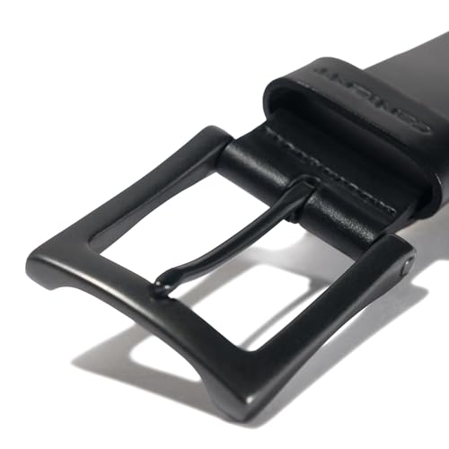 Carhartt Men's Rugged Full Grain Burnished Leather Box Belts, W/Antique Harness Buckle Hardware3