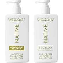 Native Desert Grass &amp; Sandalwood Shampoo and Conditioner Contain Naturally Derived Ingredients | All Hair Types, Color &amp; Tr