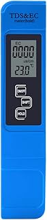 Water Quality Tester, 3 in 1 TDS Meter, EC Meter, Temperature Meter, LCD Display and High Accuracy, Conductivity and Temperature Drinking Water Quality Purity Measurement for Drinking Water