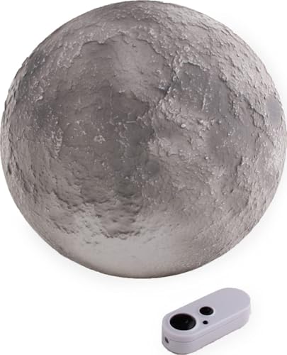 Image of Uncle Milton Moon in My Room - 12 Light-Up Lunar Phases, Remote Control or Automatic, STEM Toy, Great Gift for Boys & Girls Ages 6+