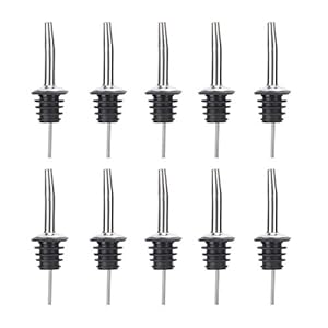 10 stuks wijnschenktuit 304 roestvrij staal wijnsluitfles schenktuit alcoholdispenser oliedispenser azijn conische stop…