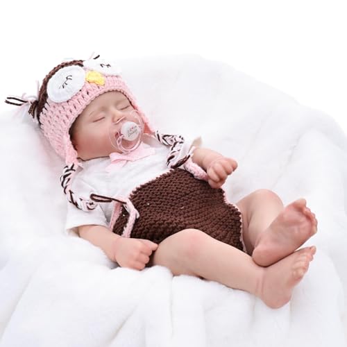 Muñeca Bebé Realista de Silicona 40 cm con Accesorios miniatura 7
